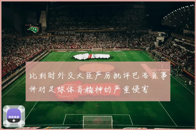比利时外交大臣严厉批评巴洛贡事件对足球体育精神的严重侵害